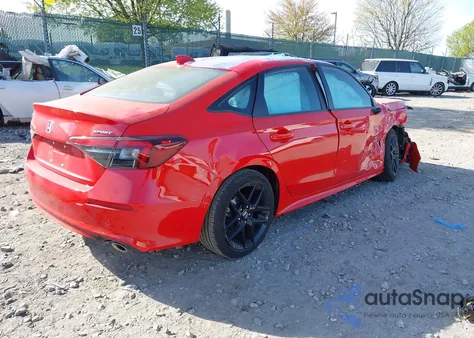 2025 Honda Civic Sport from USA, damaged, VIN 2HGFE2F51SH528155